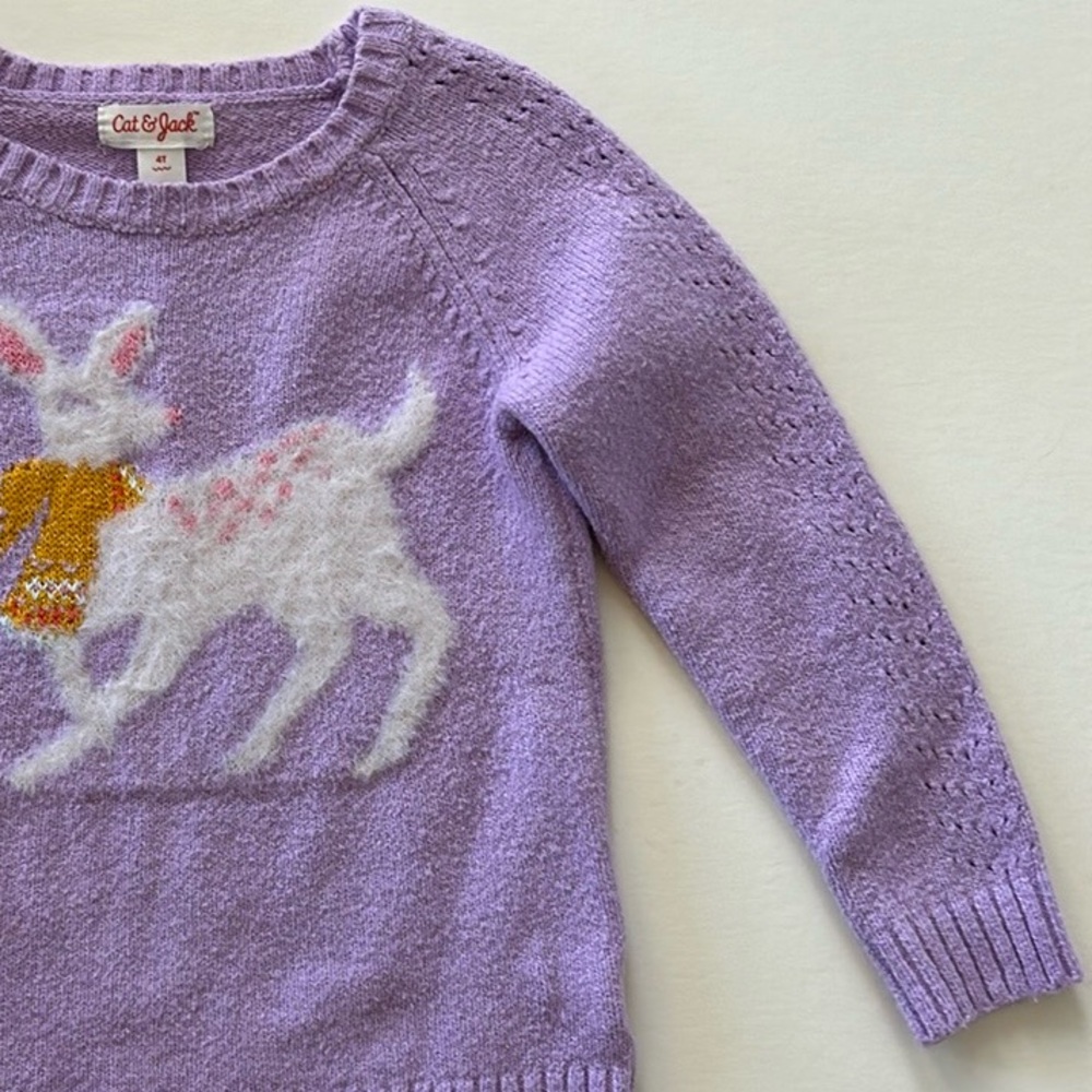 Cat & Jack Reindeer Sweater - Picture 3 of 5